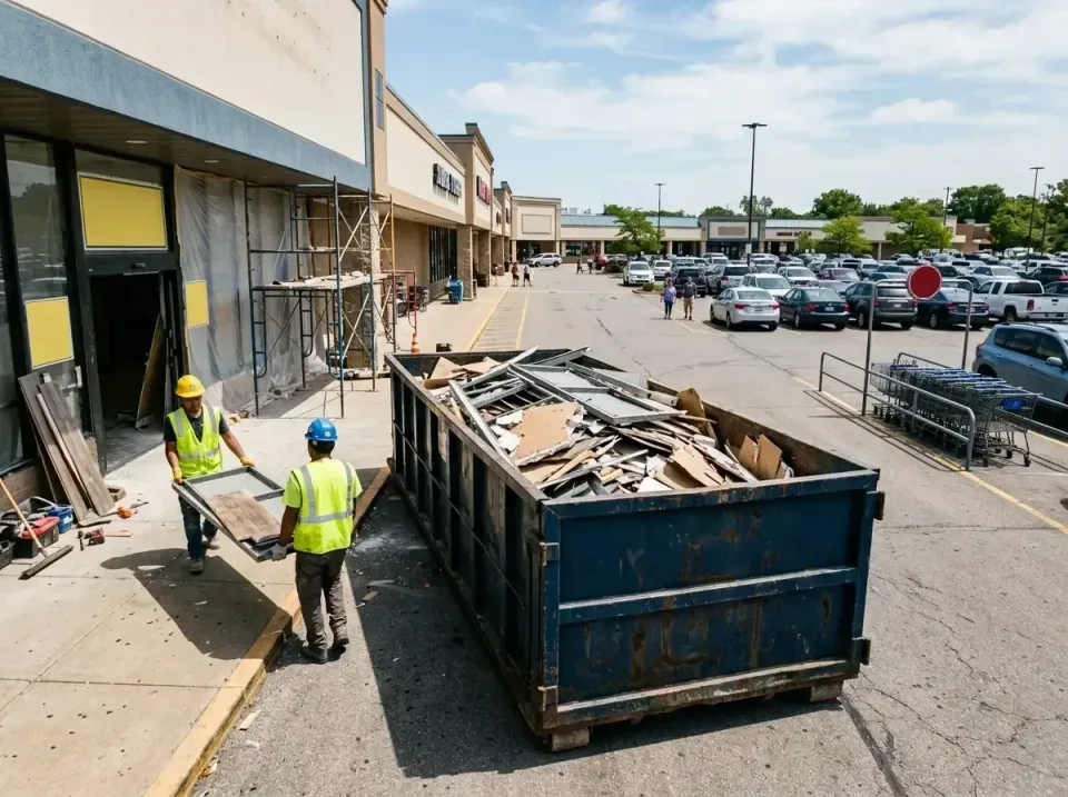 retail-store-renovation-debris-003 — frequently asked questions, Roll-off Dumpster Rentals in Breckenridge, TX